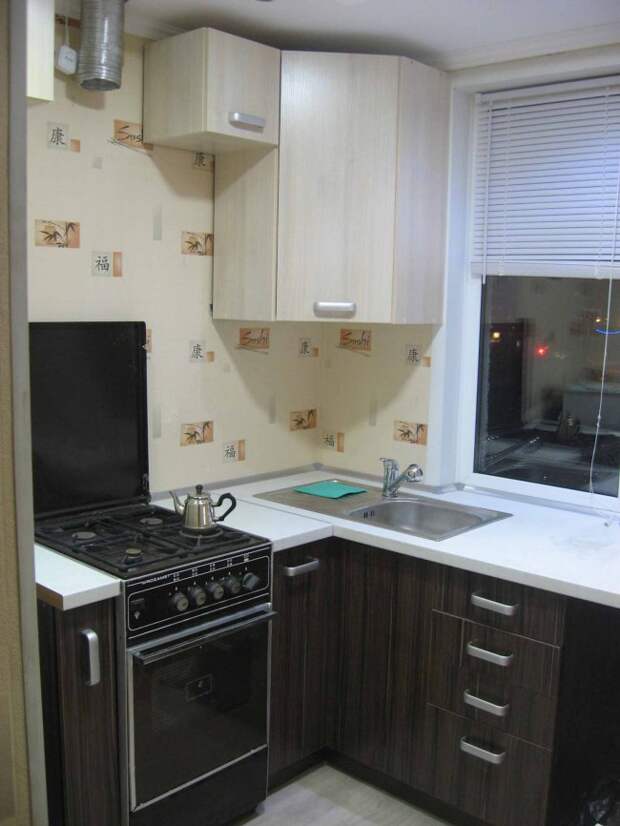 Ремонт своими руками и дизайн угловой кухни 5,5 кв.м (18 фото) Ремонт своими руками и дизайн угловой кухни 5,5 кв.м (18 фото)