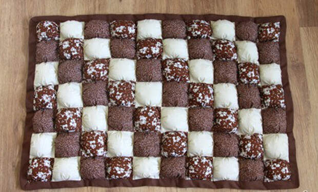 Коврик из лоскутков