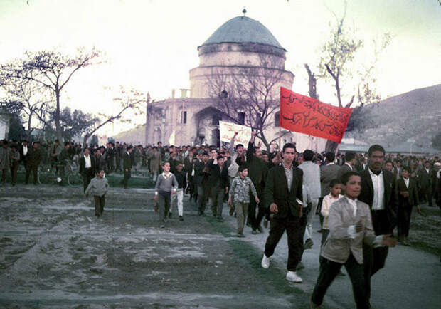 66. Демонстрация  афганистан, ретро, фотография