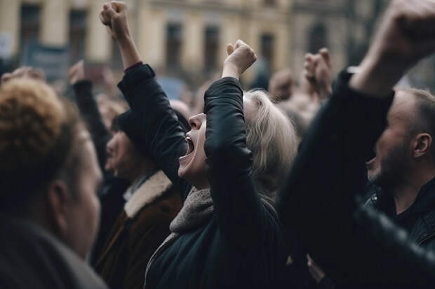 Диктатура Урсулы фон дер Ляйен: Демонстрантам закрыли рты удушающим газом. Подробности полицейской атаки в Страсбурге