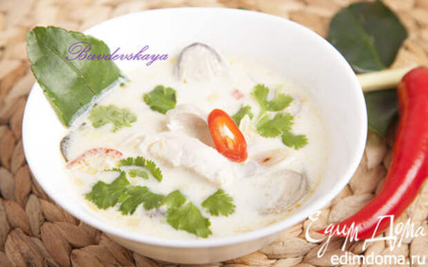 Рецепт – Настоящий тайский суп "Том Ка Гай" (Tom Kha Gai)
