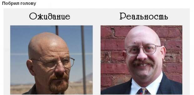 Ожидание и реальность