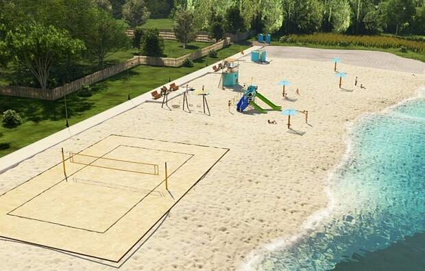 Городской пляж будет благоустроен в Богородицке в 2026 году