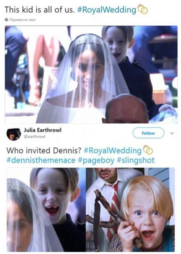Самые курьезные моменты и интернет мемы со свадьбы принца Гарри и Меган Маркл