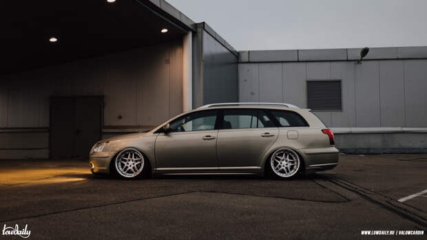 Toyota Avensis stance проект вид сбоку