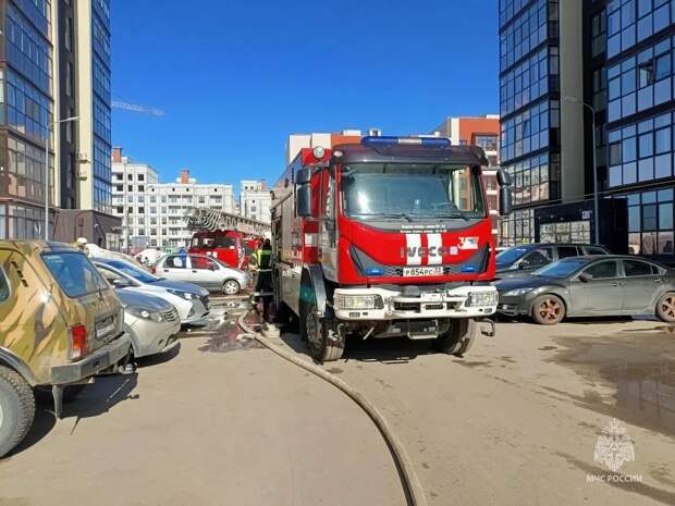 Во Владимире в ЖК «Заклязьменский» случились пожары в трех квартирах