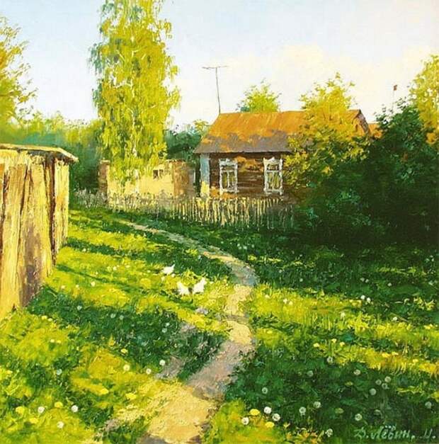 Прекрасные русские пейзажи от художника Дмитрия Лёвина Прекрасные русские пейзажи от художника Дмитрия Лёвина красиво, пейзаж, художник