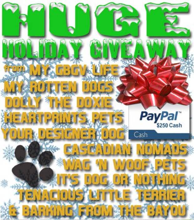 Huge Holiday Pet Blogger Giveaway