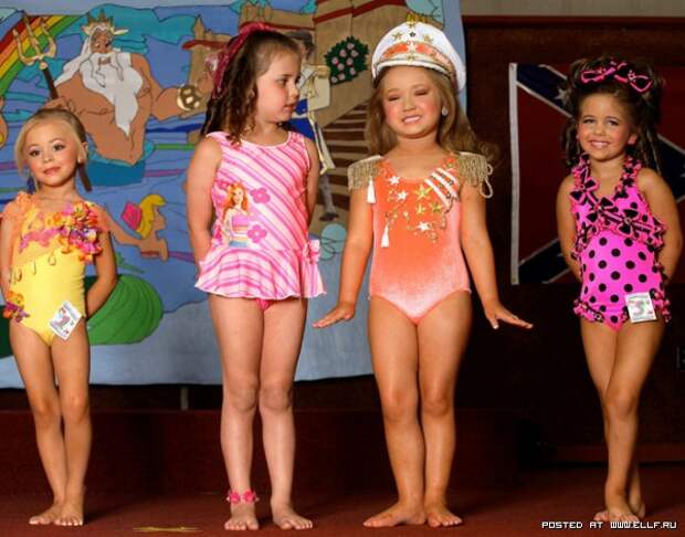Детские конкурсы красоты в США (28 фото)