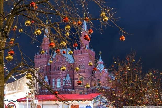 Исторический музей. красиво, красота, москва, новый год, праздник, рождество, столица, фотография
