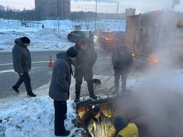 В Чехове жители 14 многоквартирных домов остались без отопления из-за аварии