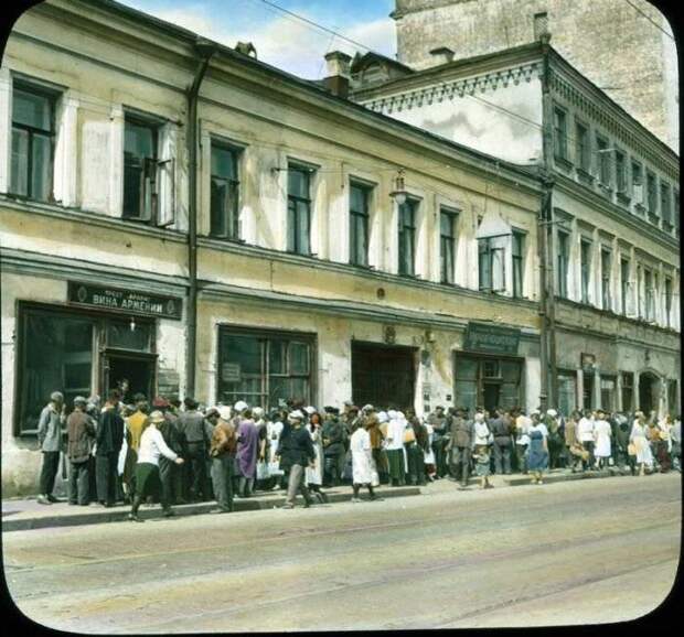 Редчайшие снимки Москвы 1931 года в цвете в цвете, история, москва, фото