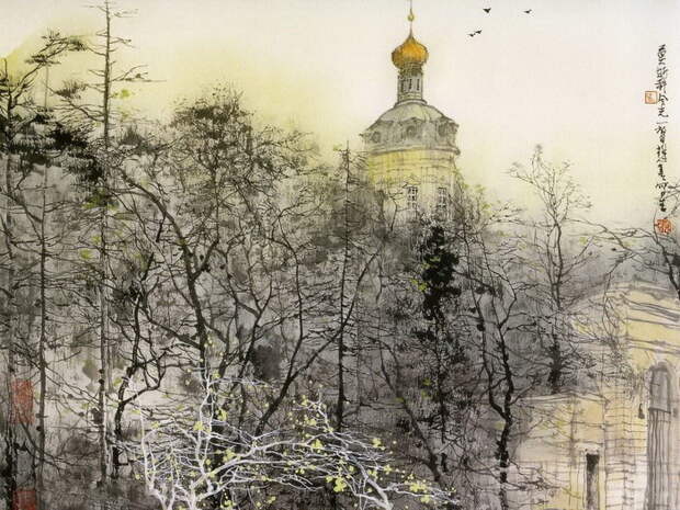 Пейзажи Liu Maoshan Пейзажи Liu Maoshan