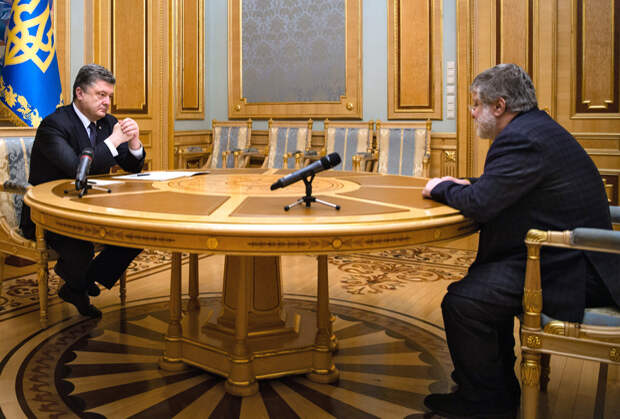 Петр Порошенко и Игорь Коломойский