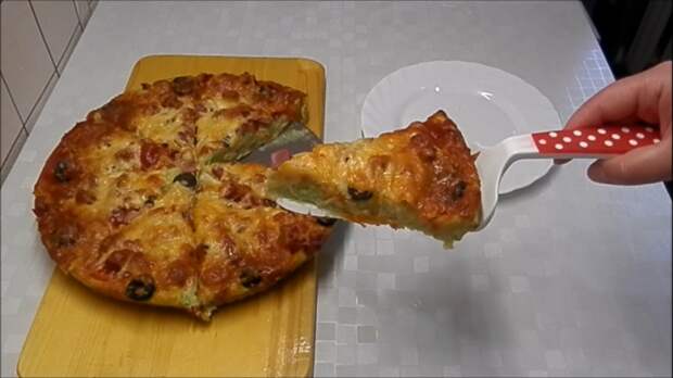 Пицца из кабачков. Легкая и вкусная