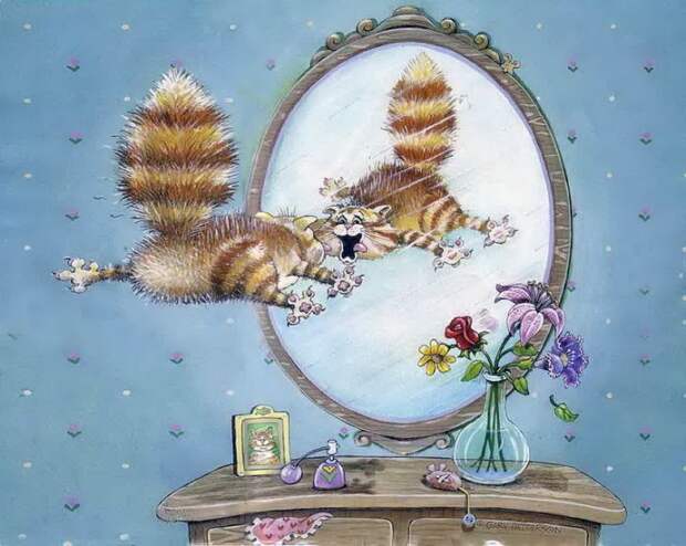 Коты-котики,теплые животики... Художник Гэри Паттерсон (Gary Patterson) (114 картинок)