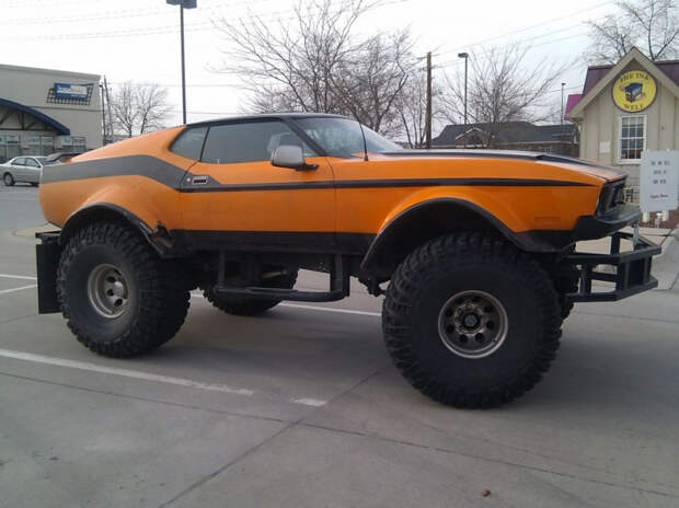 Ford Mustang Monster Truck бигфут, внедорожник, джип