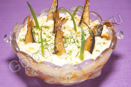Салат Рыбки в пруду