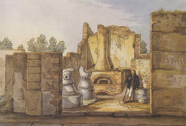 Пекарня и мельница в Помпеях