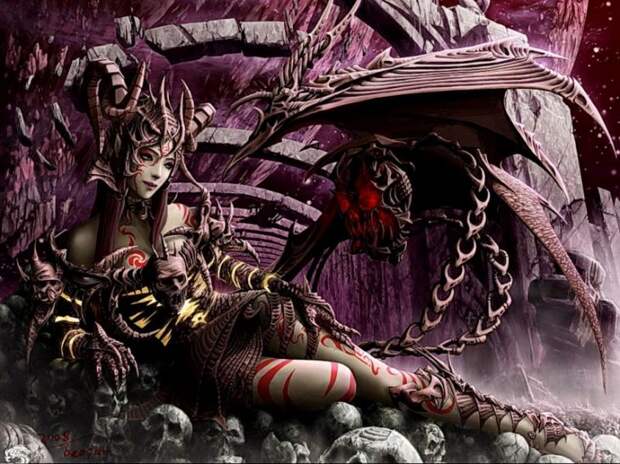РИСОВАННЫЕ ДЕВУШКИ В СТИЛЕ FANTASY