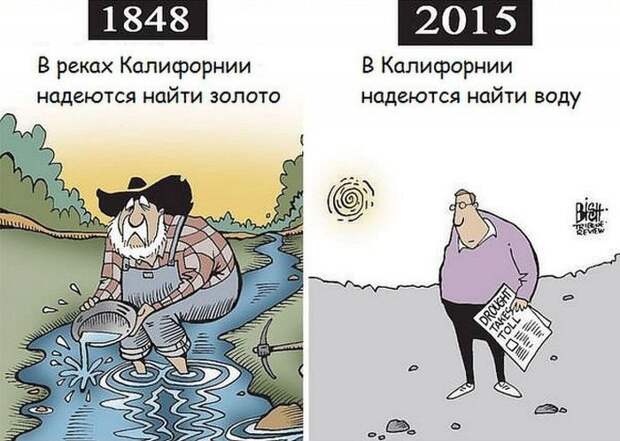Карикатурки «тогда и сейчас»