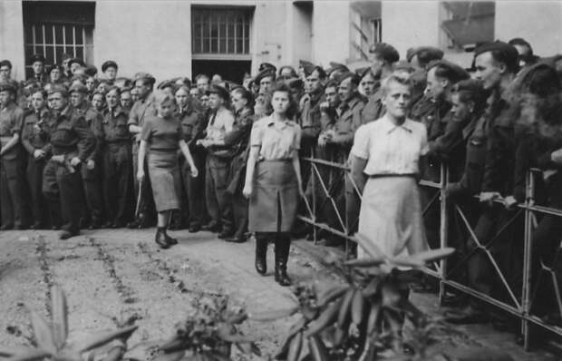 Элизабет Фолькенрат, Марта Линке и Хильда Лобауэр в тюрьме Элизабет Фолькенрат, Марта Линке и Хильда Лобауэр в тюрьме