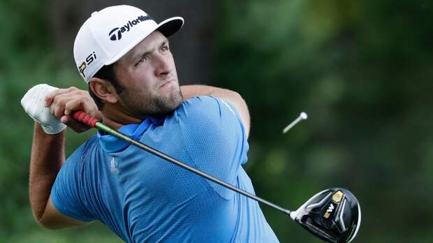 John Rahm Swinging his driver