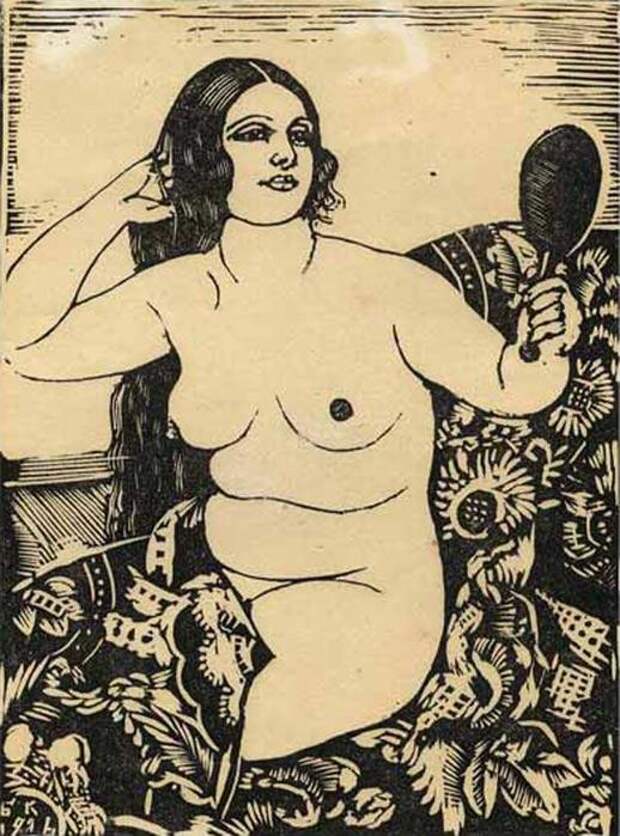 Женщина с зеркалом. 1926 (518x700, 79Kb)