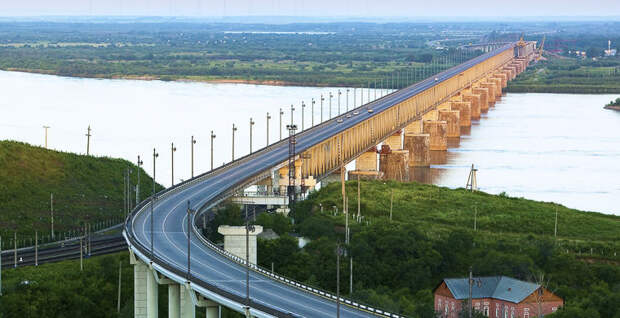3. Амурский мост, Хабаровск места, мост, путешествие, россия