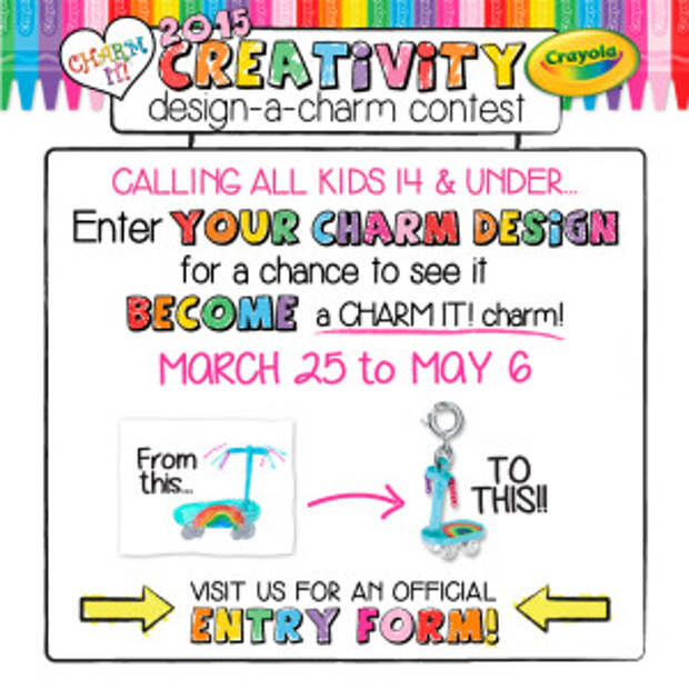 Charm IT! Teams up With Crayola