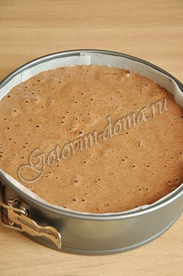 Генуэзский бисквит (шоколадный)
