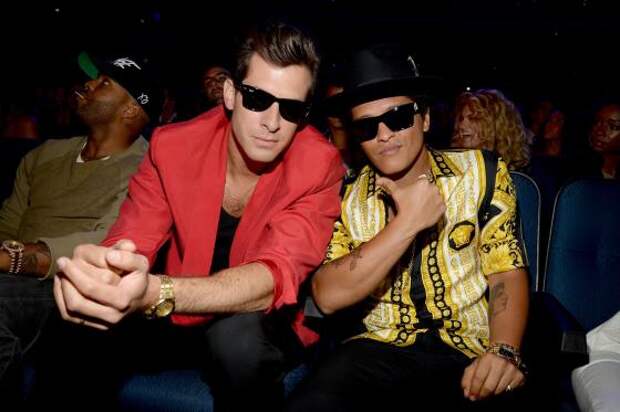 Mark Ronson and Bruno Mars in Los Angeles in June, 2015.