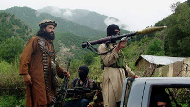 Члены движения Талибан. Архивное фото