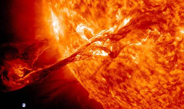 фотография солнца из космоса, Интересные факты о солнце