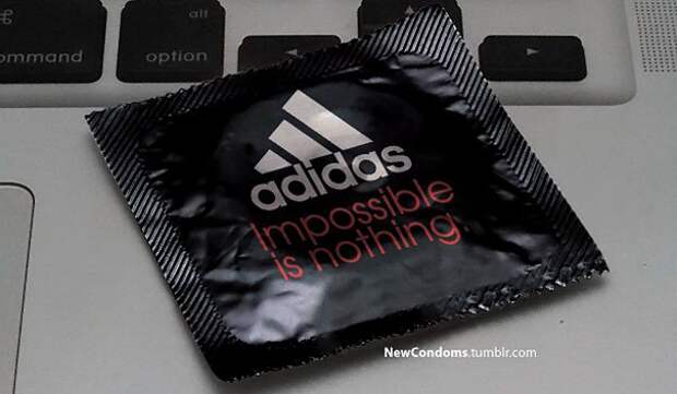 презерватив бренда Adidas