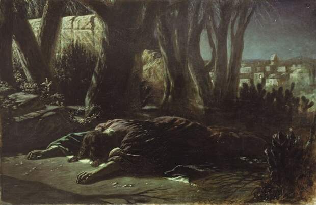 Василий Григорьевич Перов — «Христос в Гефсиманском саду», 1878 год.