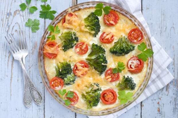 Летняя запеканка с овощами Летняя запеканка с овощами