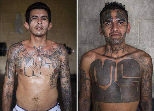 Портреты заключенных сальвадорской тюрьмы, в которую боятся войти даже охранники заключенные, портрет, тюрьма