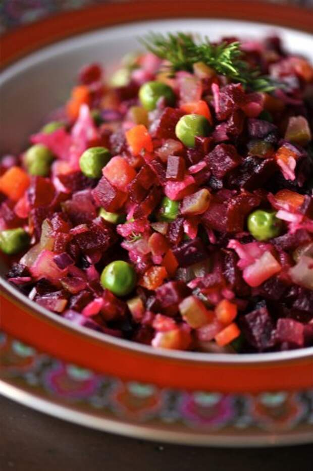Винегрет с квашеной капустой Винегрет с квашеной капустой