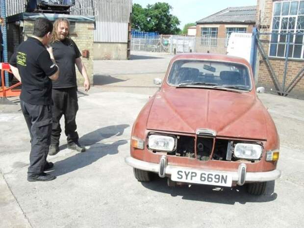 Saab 96 - перевернутое корыто saab, авто, самоделка, своими руками, тюнинг
