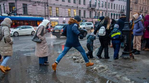Петербуржцев ожидает очередная оттепель после морозов