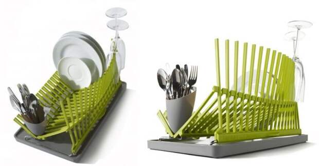 Оригинальный и современный дизайн сушилки для посуды.