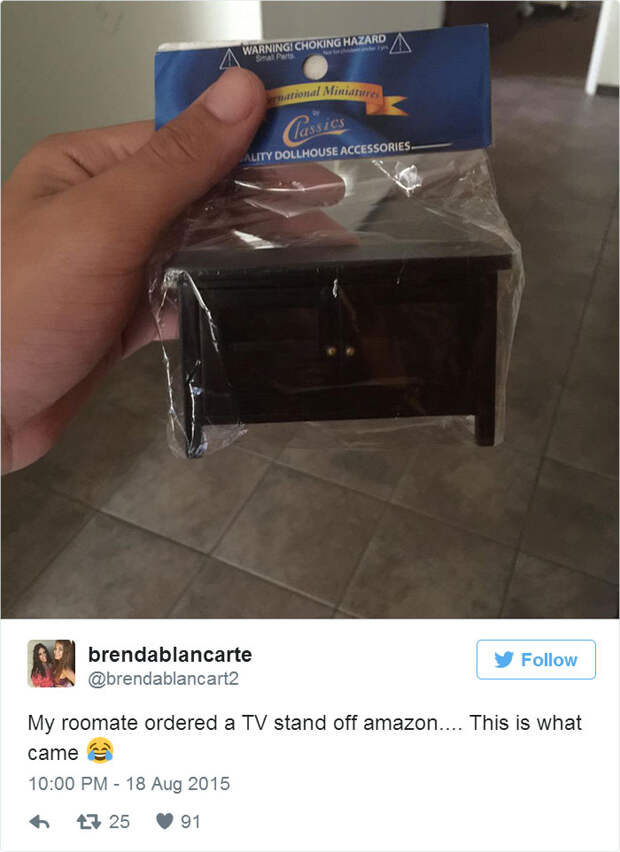 My Roomate Ordered A TV Stand Off Amazon. This Is What Came