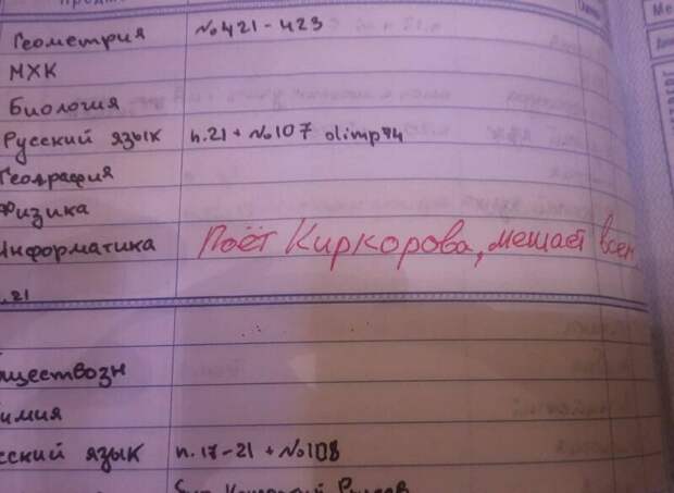 Замечания из школьных дневников, за которые родители не похвалят Замечания из школьных дневников, за которые родители не похвалят