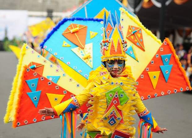 Карнавал моды «Jember Fashion Carnaval» в Индонезии