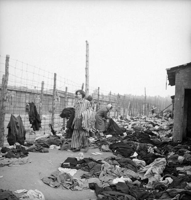 Все ужасы концлагеря Берген-Бельзен в редких архивных фотографиях