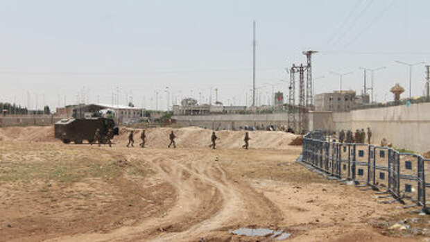 Ситуация на турецко-сирийской границе. Архивное фото.