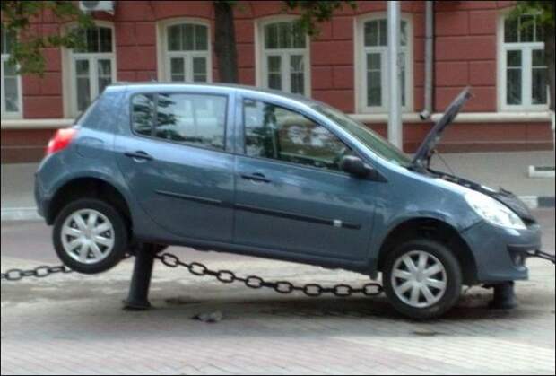 Чудеса парковки parking, авто, курьез, парковка