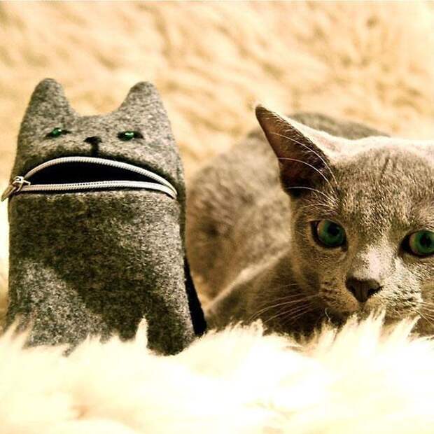 пеналы-кошки