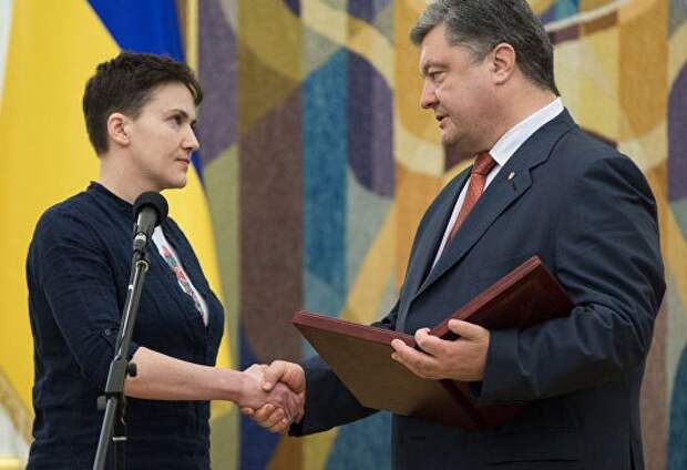 Порошенко нашел способ избавиться от Савченко-оппонента Порошенко нашел способ избавиться от Савченко-оппонента